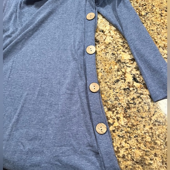 NWT Tunic Long Sleeve Button Dress - Picture 4 of 9